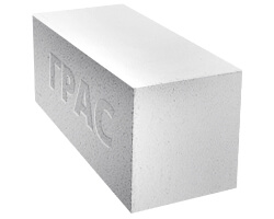 Газобетон ГРАС D500 B2.5 600x300x250